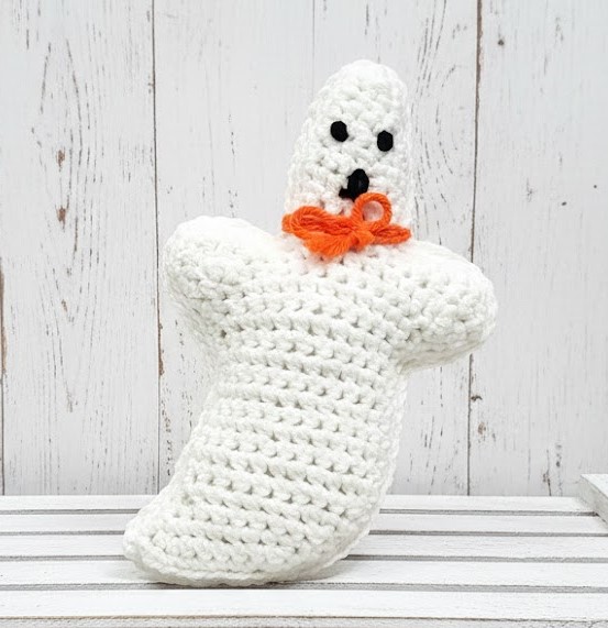 Crochet amigurumi halloween simple ghost 6 inches